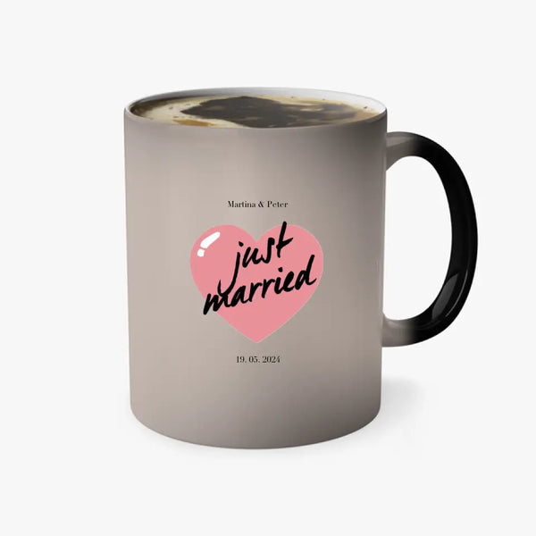 Taza de boda personalizada - Recién casados