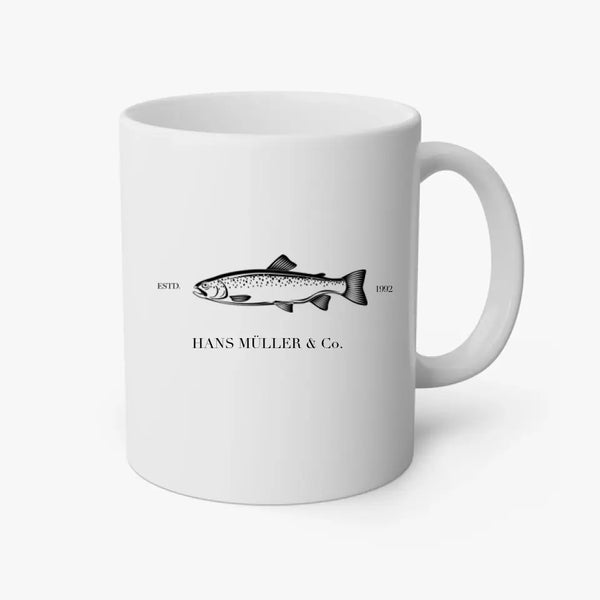 Taza de Pesca Personalizada - Name &amp; Co