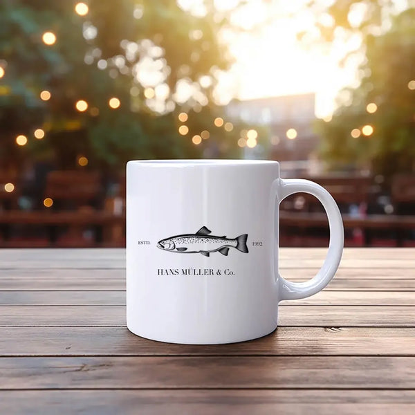 Taza de Pesca Personalizada - Name &amp; Co