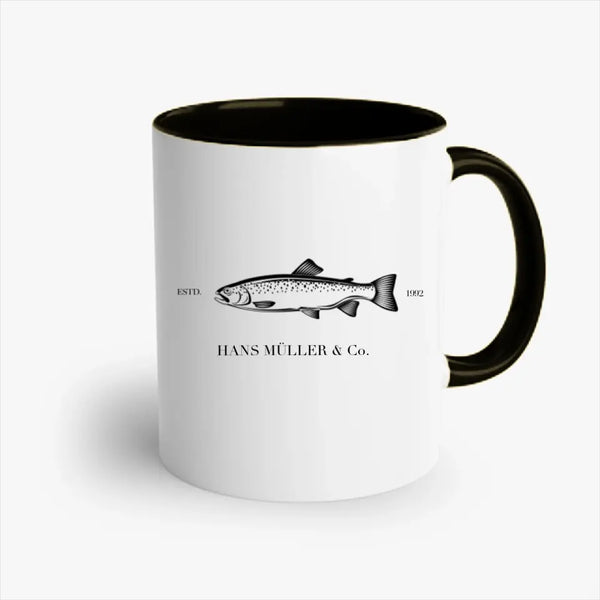 Taza de Pesca Personalizada - Name &amp; Co