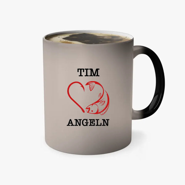 Taza de Pesca Personalizada - Me encanta pescar