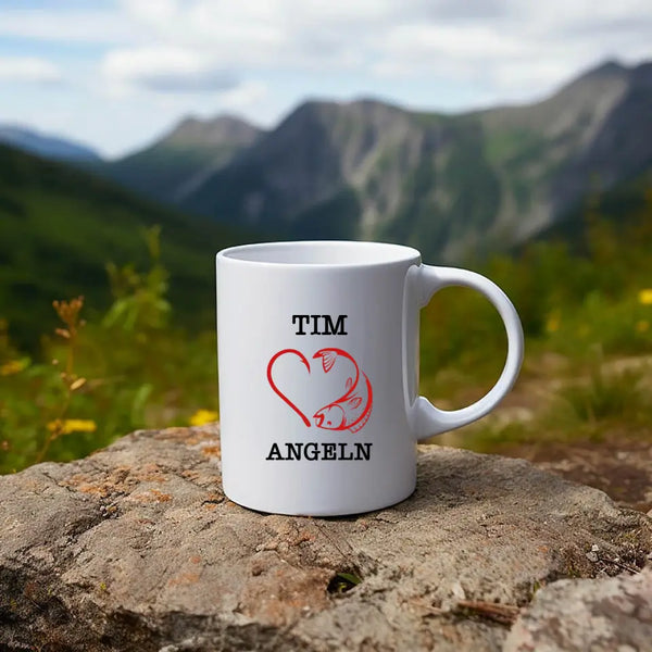 Taza de Pesca Personalizada - Me encanta pescar