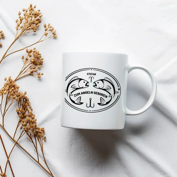 Taza de Pesca Personalizada - Nacidos para pescar