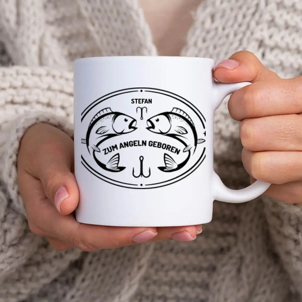 Taza de Pesca Personalizada - Nacidos para pescar