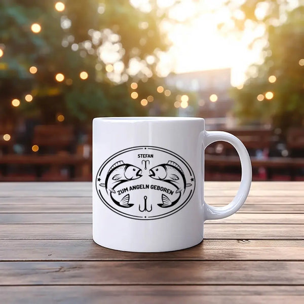 Taza de Pesca Personalizada - Nacidos para pescar