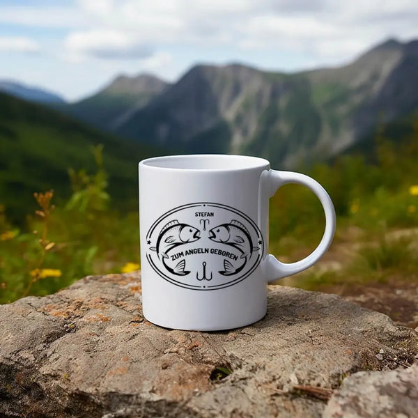 Taza de Pesca Personalizada - Nacidos para pescar