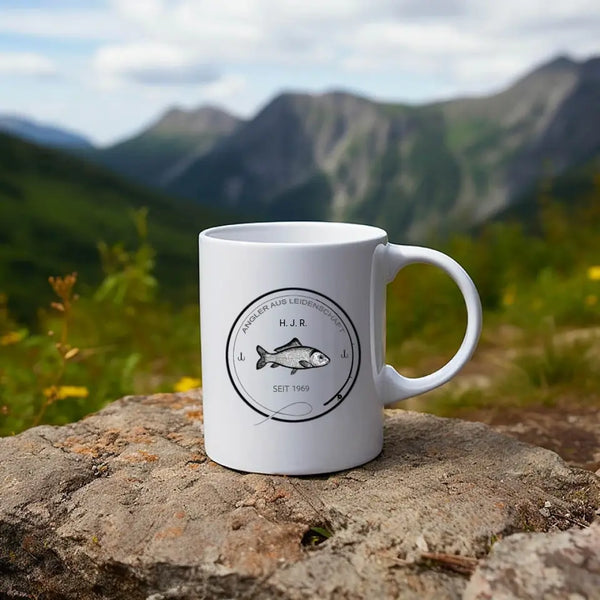 Taza de pesca personalizada - pescador con pasión