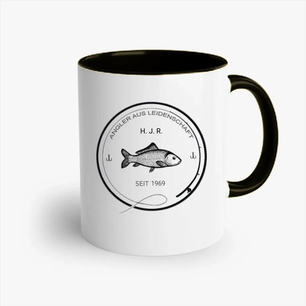 Taza de pesca personalizada - pescador con pasión