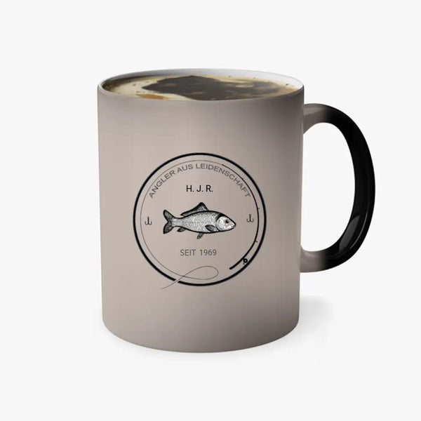 Taza de pesca personalizada - pescador con pasión