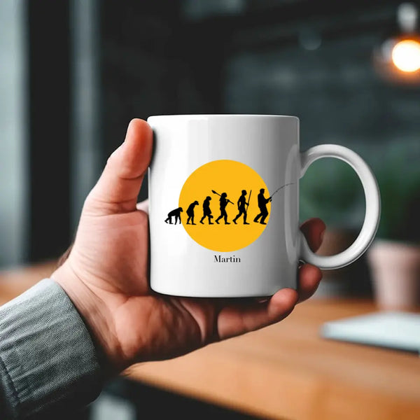 Taza Personalizada Pesca - Evolución