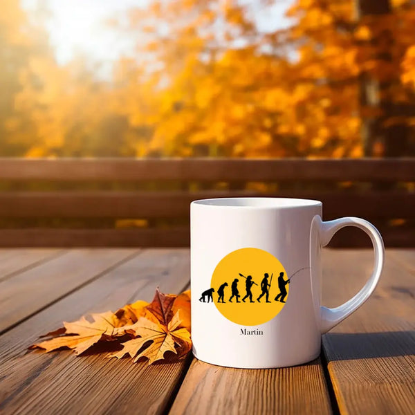 Taza Personalizada Pesca - Evolución