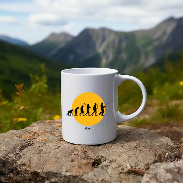Taza Personalizada Pesca - Evolución