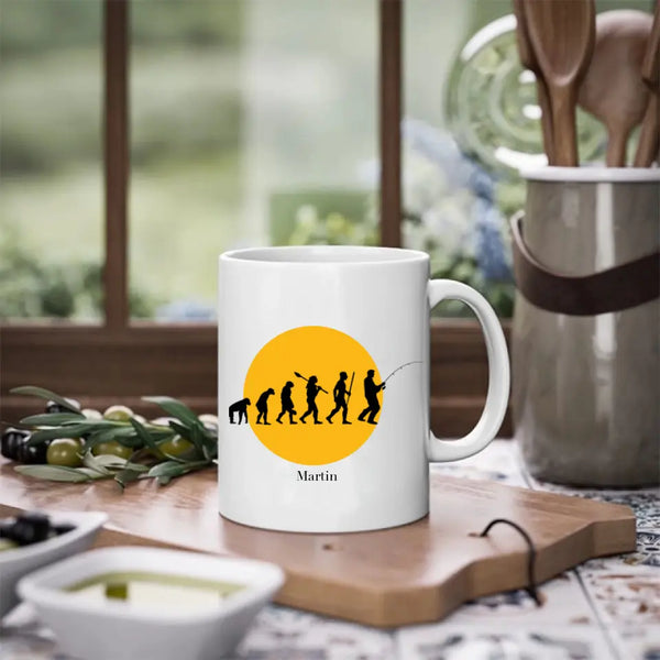 Taza Personalizada Pesca - Evolución