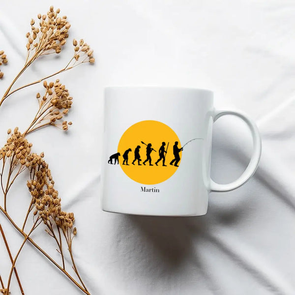 Taza Personalizada Pesca - Evolución