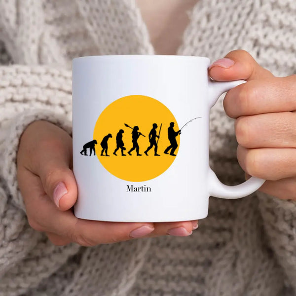 Taza Personalizada Pesca - Evolución