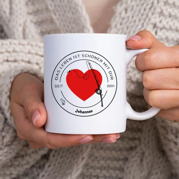 Taza de Pesca Personalizada - Mi Caña de Pescar