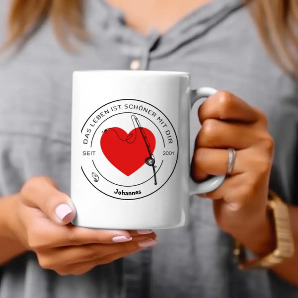 Taza de Pesca Personalizada - Mi Caña de Pescar