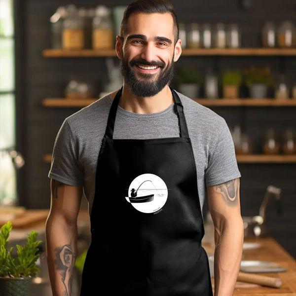 Delantal BBQ Personalizado Pesca - Silueta