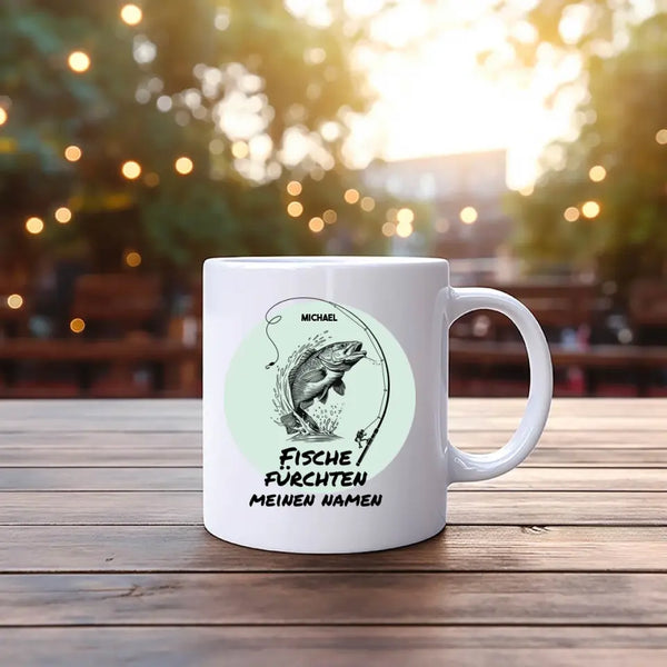 Taza de Pesca Personalizada - Fear Fish