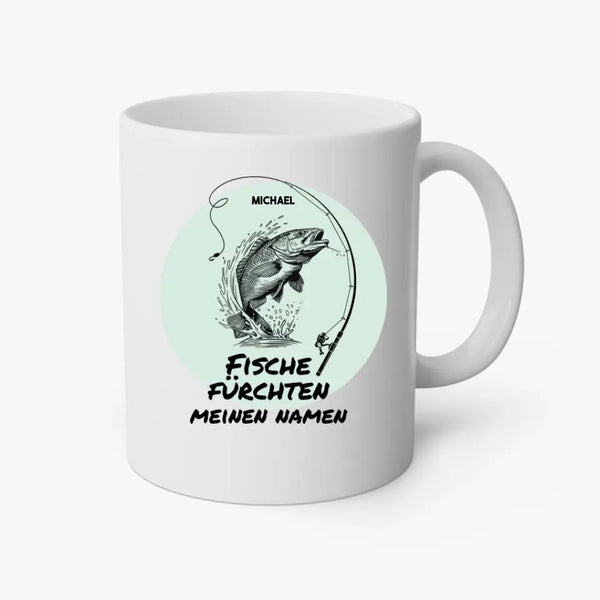 Taza de Pesca Personalizada - Fear Fish