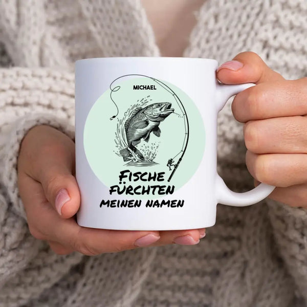 Taza de Pesca Personalizada - Fear Fish