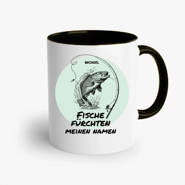 Taza de Pesca Personalizada - Fear Fish