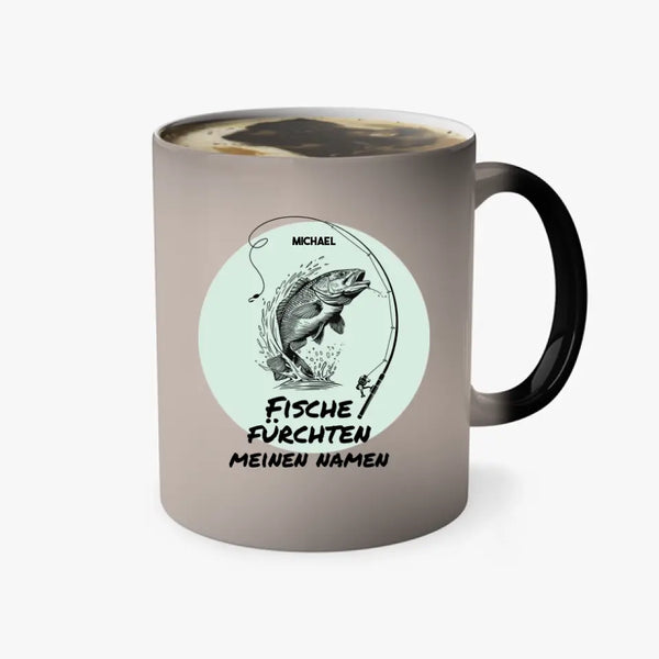 Taza de Pesca Personalizada - Fear Fish