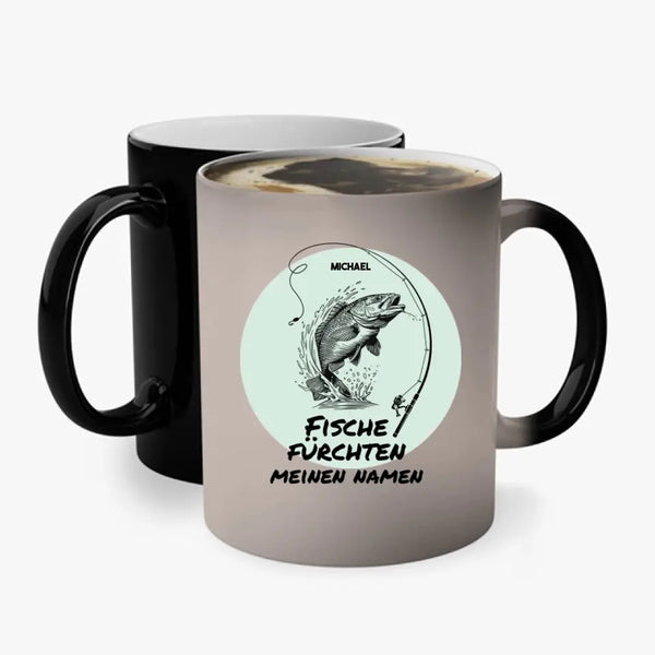 Taza de Pesca Personalizada - Fear Fish