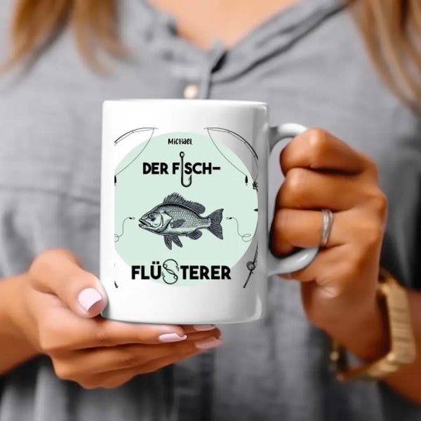 Taza de pesca personalizada - el susurrador de peces