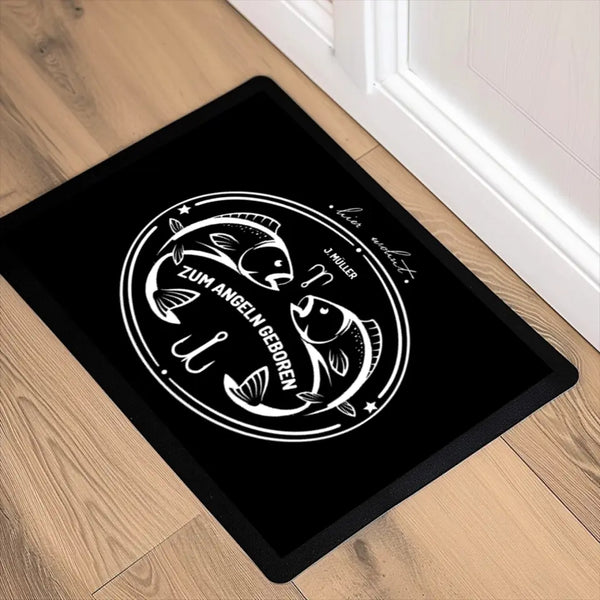 Felpudo personalizado Pesca - Nacidos para pescar