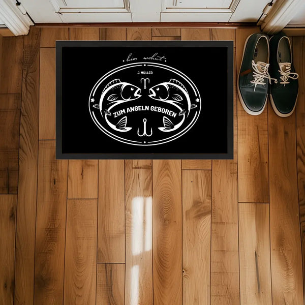 Felpudo personalizado Pesca - Nacidos para pescar