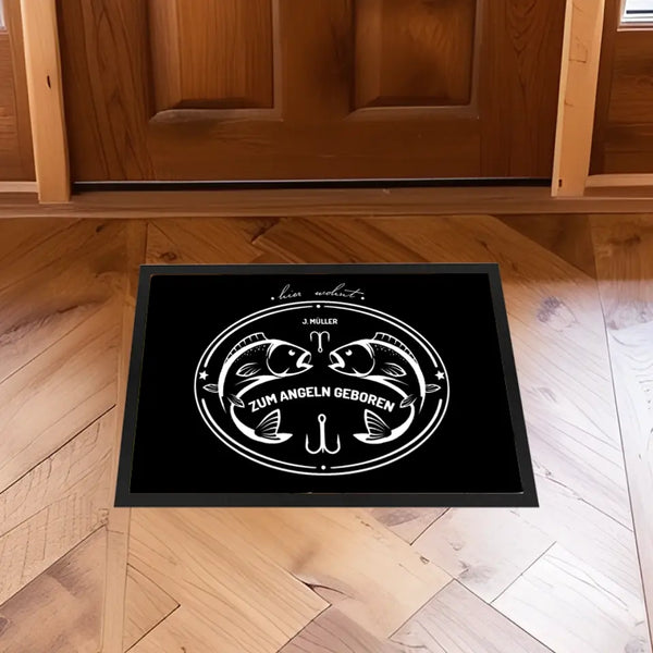 Felpudo personalizado Pesca - Nacidos para pescar