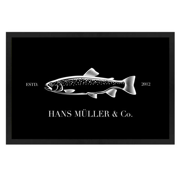 Felpudo Personalizado Pesca - Name &amp; Co