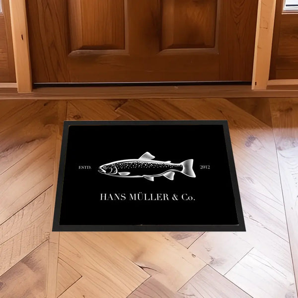 Felpudo Personalizado Pesca - Name &amp; Co