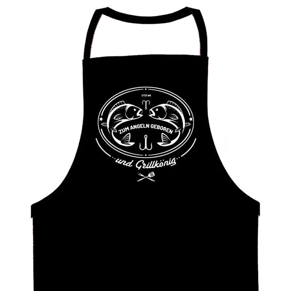 Delantal BBQ Personalizado Pesca - Nacido para pescar