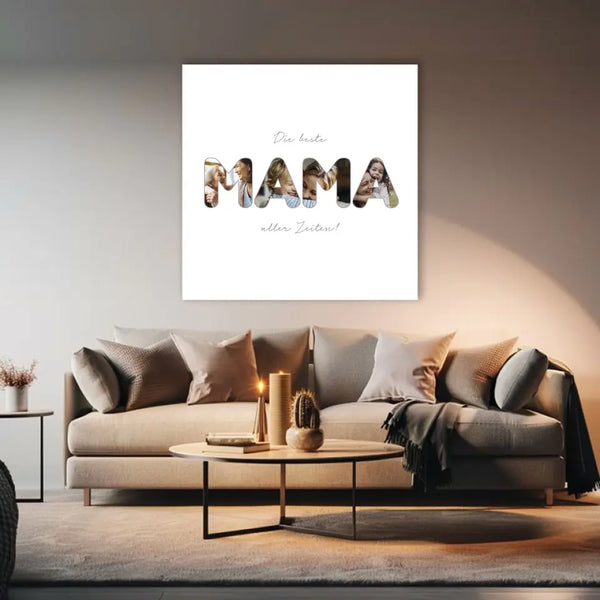 Imagen personalizada Día de la Madre - palabra imagen mamá