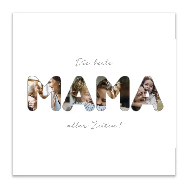 Imagen personalizada Día de la Madre - palabra imagen mamá