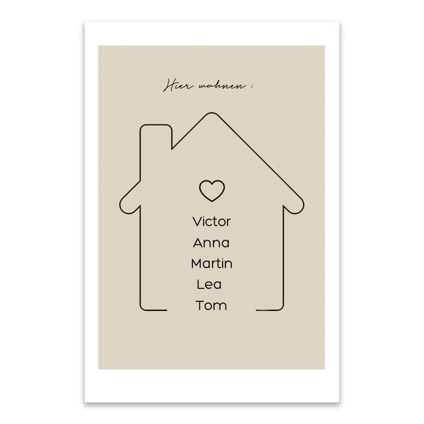 Cuadro personalizado Todos - We Home