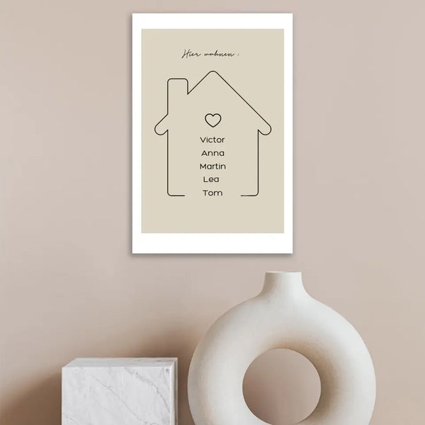 Cuadro personalizado Todos - We Home