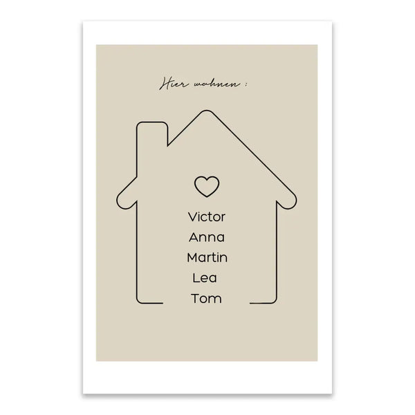 Cuadro personalizado Todos - We Home