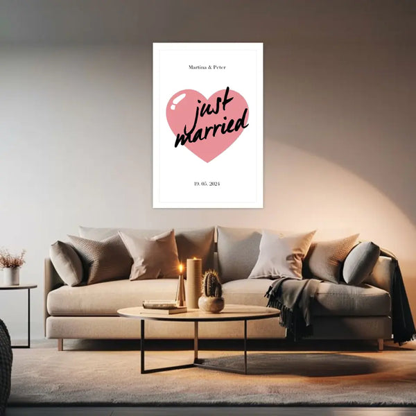 Cuadro personalizado - Recién Casados