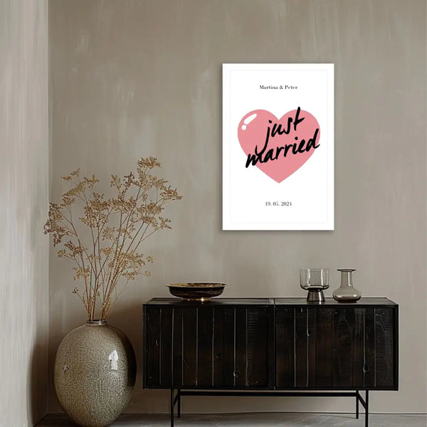 Cuadro personalizado - Recién Casados