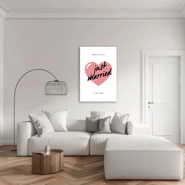 Cuadro personalizado - Recién Casados