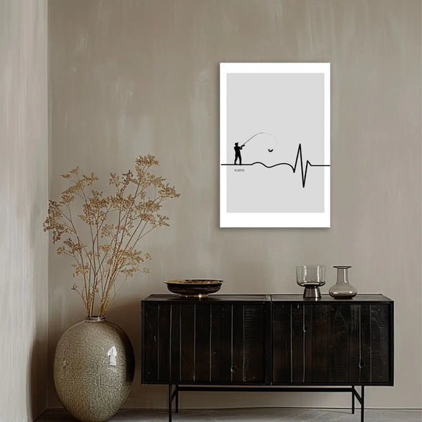 Pesca con imagen personalizada - latido del corazón