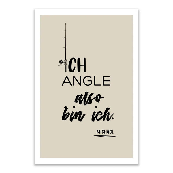 Pesca con imágenes personalizadas - Luego existo