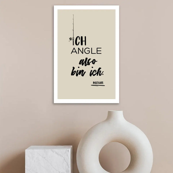 Pesca con imágenes personalizadas - Luego existo