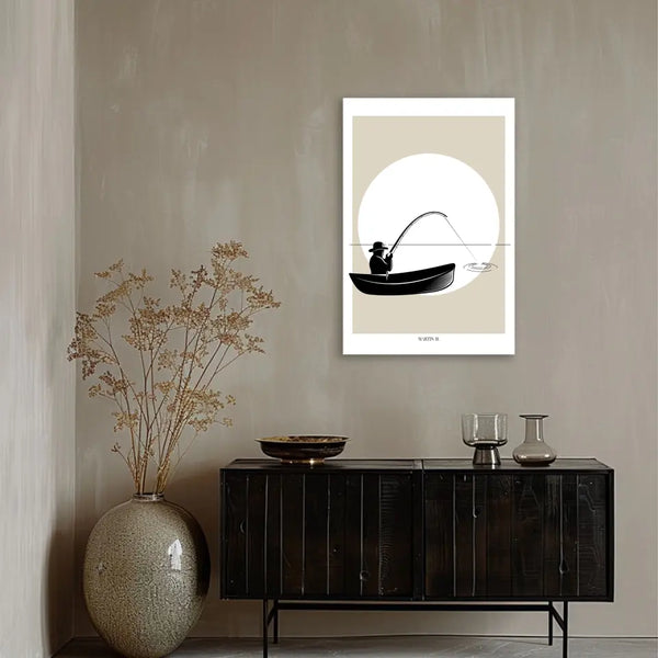 Imagen personalizada pesca - silueta