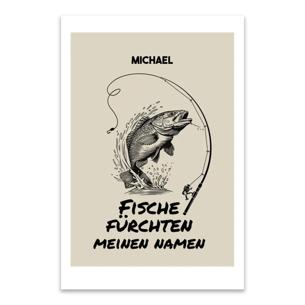 Imagen personalizada pesca - miedo a los peces