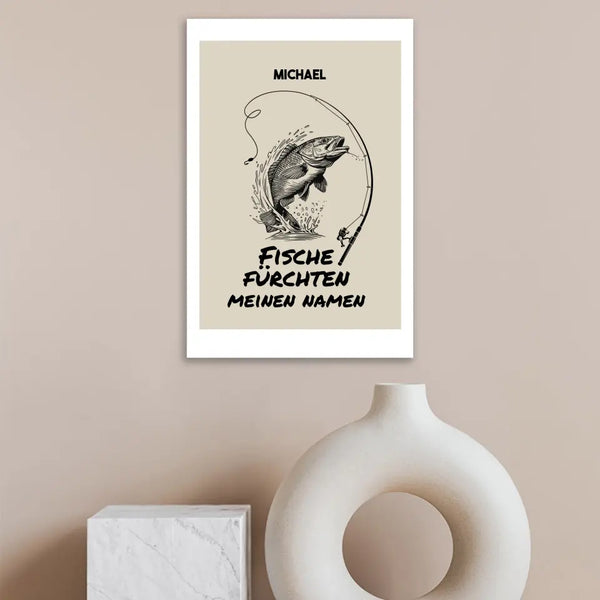 Imagen personalizada pesca - miedo a los peces