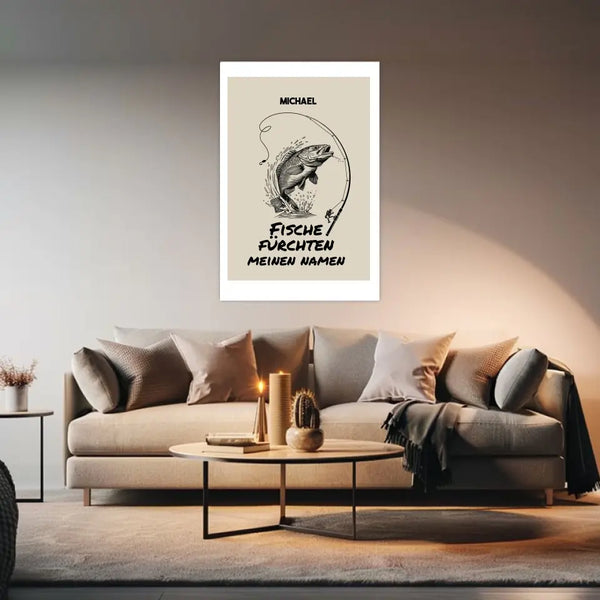 Imagen personalizada pesca - miedo a los peces